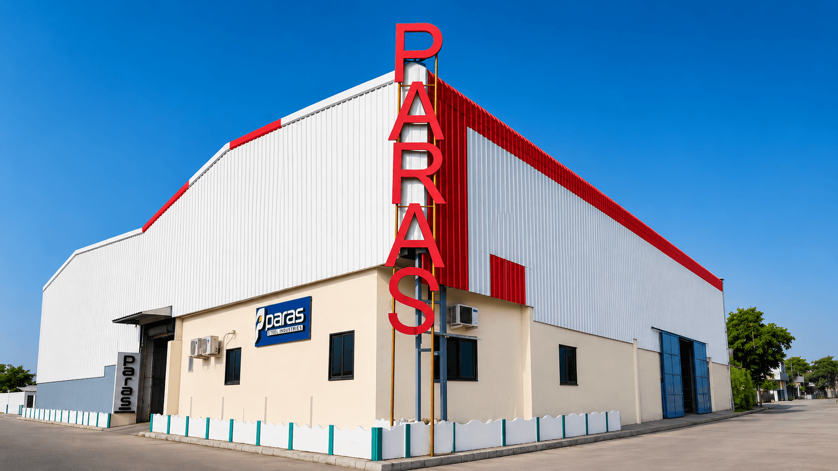 Paras Steel Industries precast concrete mould manufacturing facility in Gondal, Gujarat
