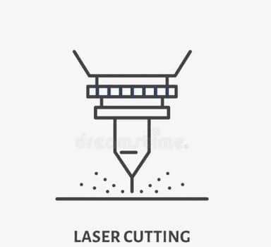 Laser Cutting illustration
