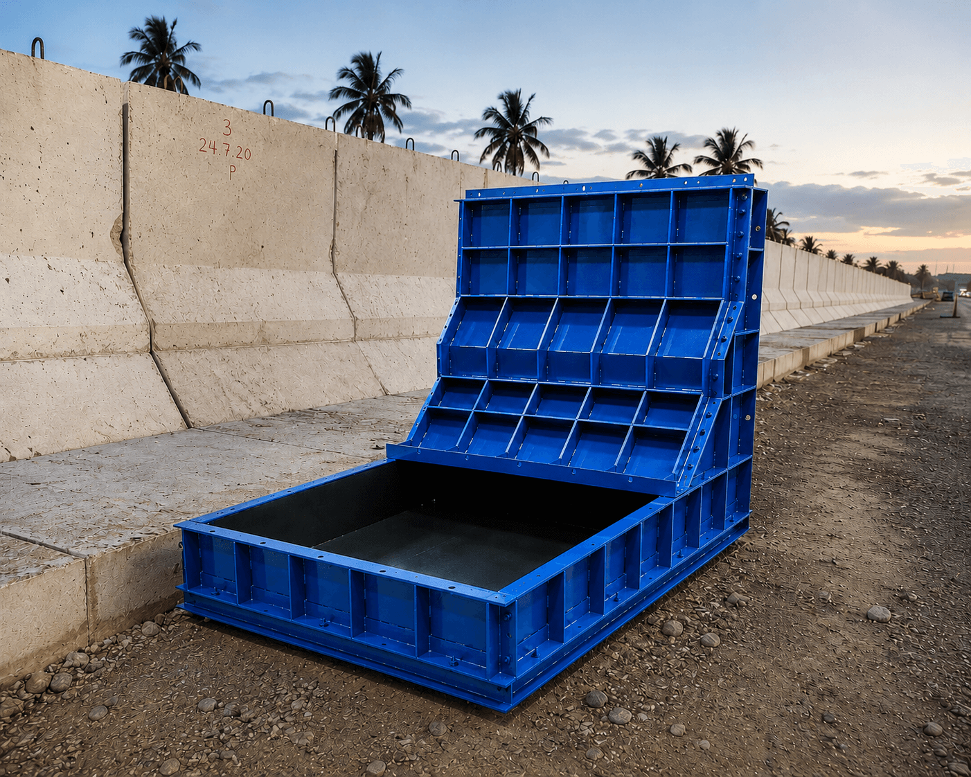 Friction Slab Barrier Mould